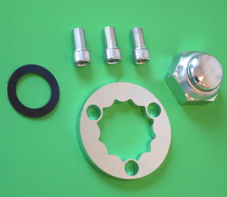 Lambretta S1-3 Li GP DL SX TV CASA PERFORMANCE Rear Hub Nut Locking Kit for X75 Layshaft