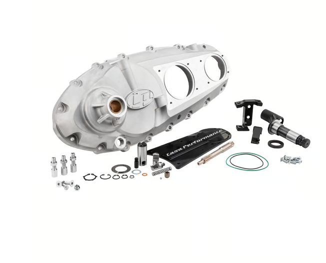 Lambretta S1-3 Li GP DL SX TV CASA PERFORMANCE CASACOVER Sidecasing - Black Anodised