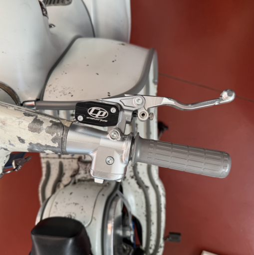 Lambretta Series 1 2 Li TV CNC Brake Master Cylinder for Single Disc Brake by OttoPuntoUno CASA PERFORMANCE