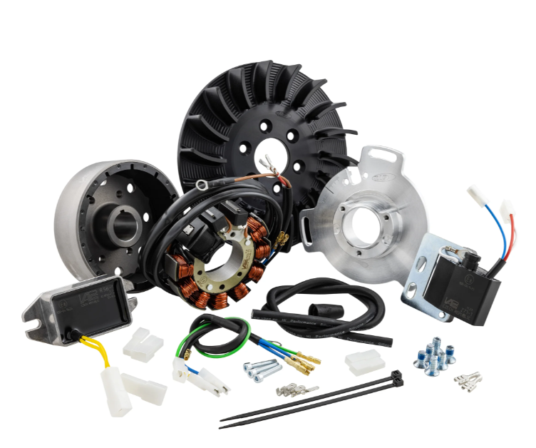 Lambretta GP DL SIP Performance VAPE Road 12V AC Electronic Ignition - Black