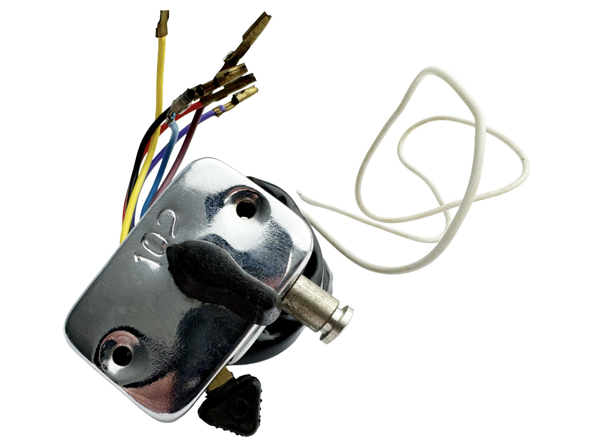 Lambretta Series 1 2 Li TV Light Switch - Chrome - Beedspeed
