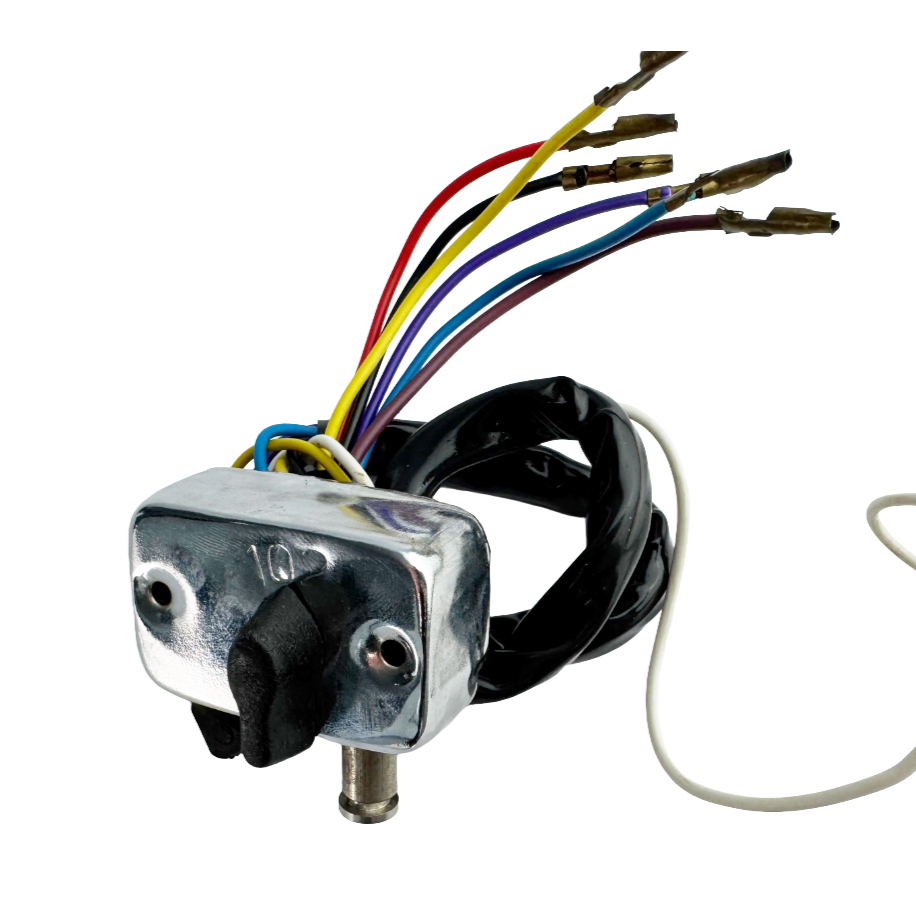 Lambretta Series 1 2 Li TV Light Switch - Chrome - Beedspeed