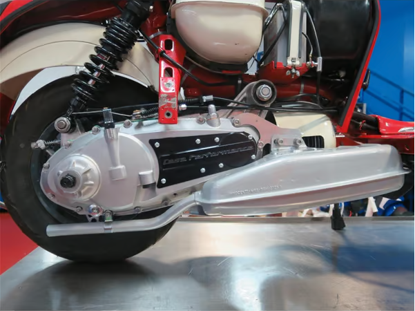 Lambretta S1-3 Li GP DL SX TV CASA PERFORMANCE CASACOVER Sidecasing - Black Anodised