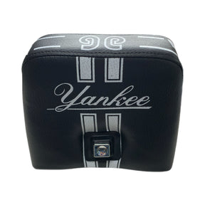 Vespa T5 Mk1 Yankee Pole Position Giuliari Design Seat - Black / White Logo