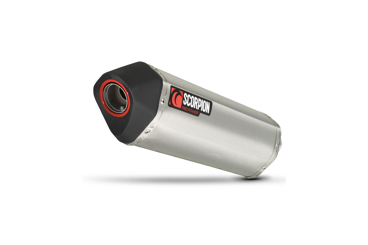 Suzuki GSF 1250 Bandit (2007–2015) Scorpion Exhaust Serket Parallel Slip-on - Brushed Stainless