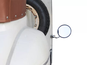 Vespa Lambretta Scooter Legshield SKY Clip On Mirror - Chrome Ø 105mm