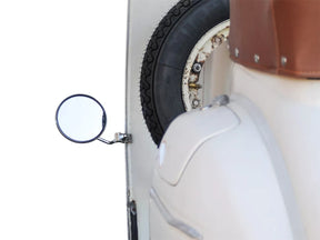 Vespa Lambretta Scooter Legshield SKY Clip On Mirror - Chrome Ø 105mm