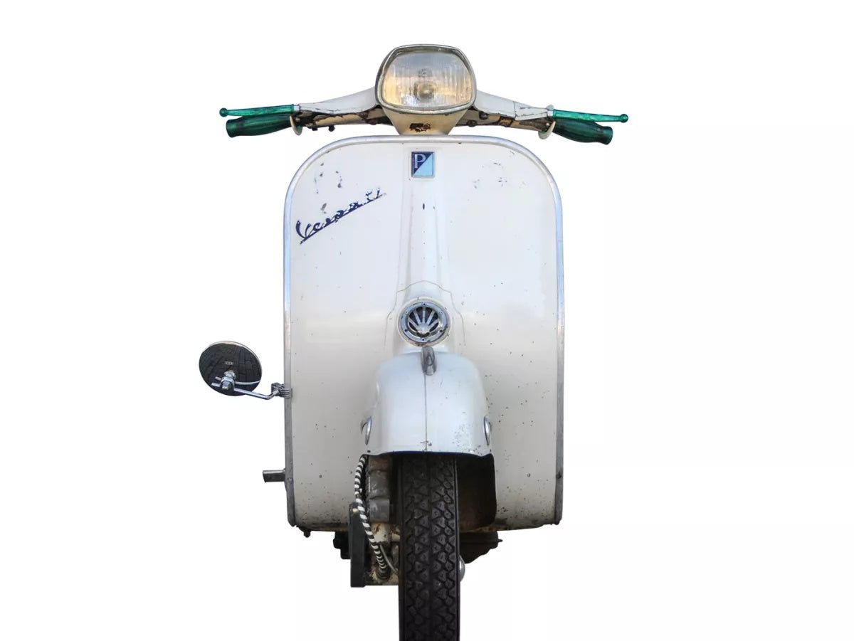 Vespa Lambretta Scooter Legshield SKY Clip On Mirror - Chrome Ø 105mm