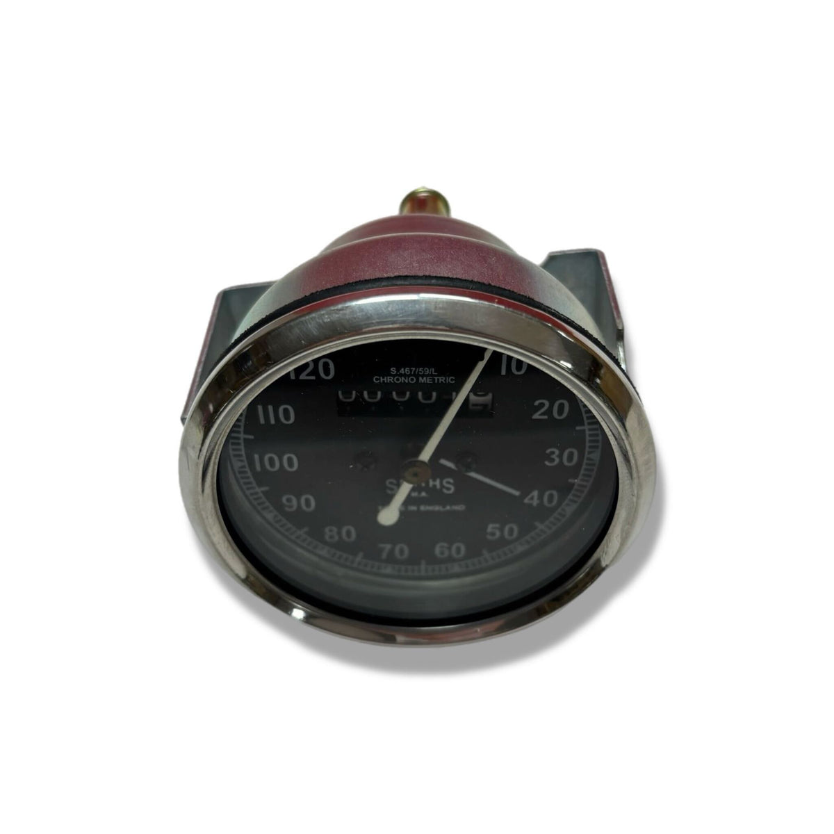 Royal Enfield, BSA, Norton Smiths Speedometer 120 mph Black Face ø80mm