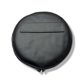 Vespa Lambretta Scooter 10" Spare Wheel Cover with Pocket - Black
