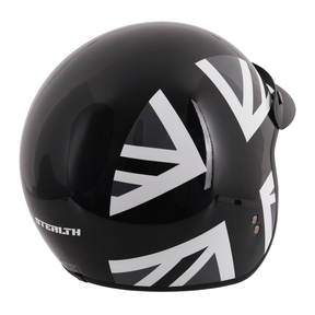 Stealth Open Face Helmet With Peak - Mono Jack (Small - XXL)