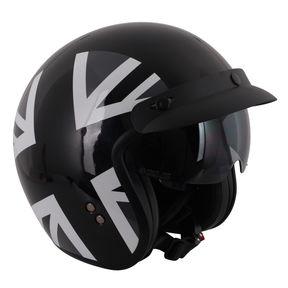 Stealth Open Face Helmet With Peak - Mono Jack (Small - XXL)