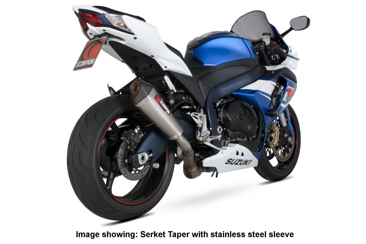Suzuki GSX-R 1000 (2012–2016) Scorpion Exhaust Serket Taper Slip-on - Carbon Fibre