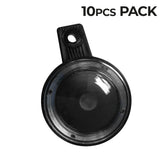 Bike It Round Tax Disc Holders Plastic Black 10 Pack Motorcycle Classic