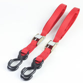 Bike It Tiedown Straps 25mm x 1.8m Autolock Adjuster 2 Pack Motorcycle