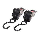 Bike It Fixed Auto Retractable Ratchet Tie Downs – 25mm x 1.6m (2 Pack)