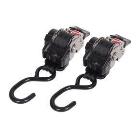Bike It Fixed Auto Retractable Ratchet Tie Downs 25mm x 1.6m 2pc