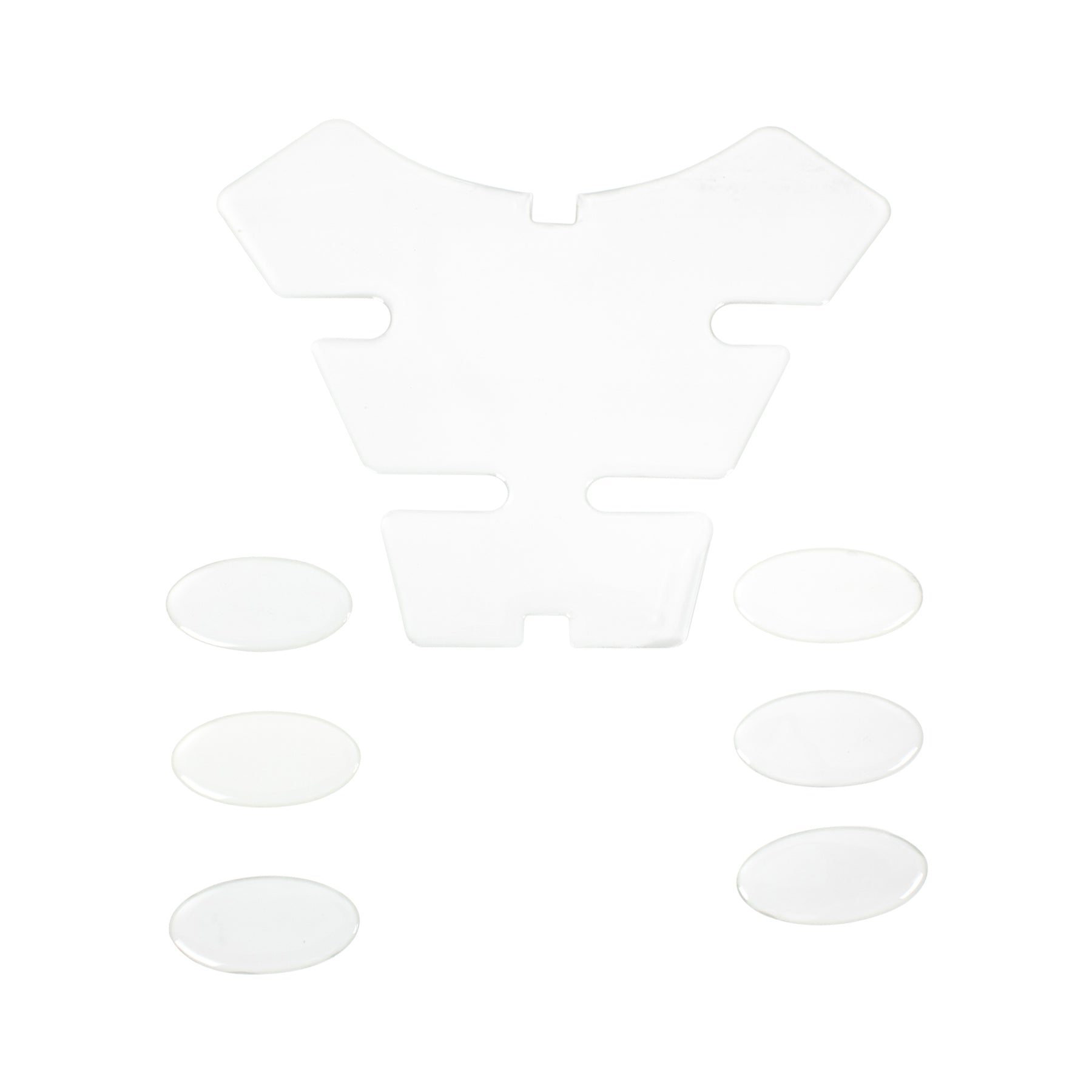 Bike It Clear Midi Spine Tank Pad Motorcycle Protector