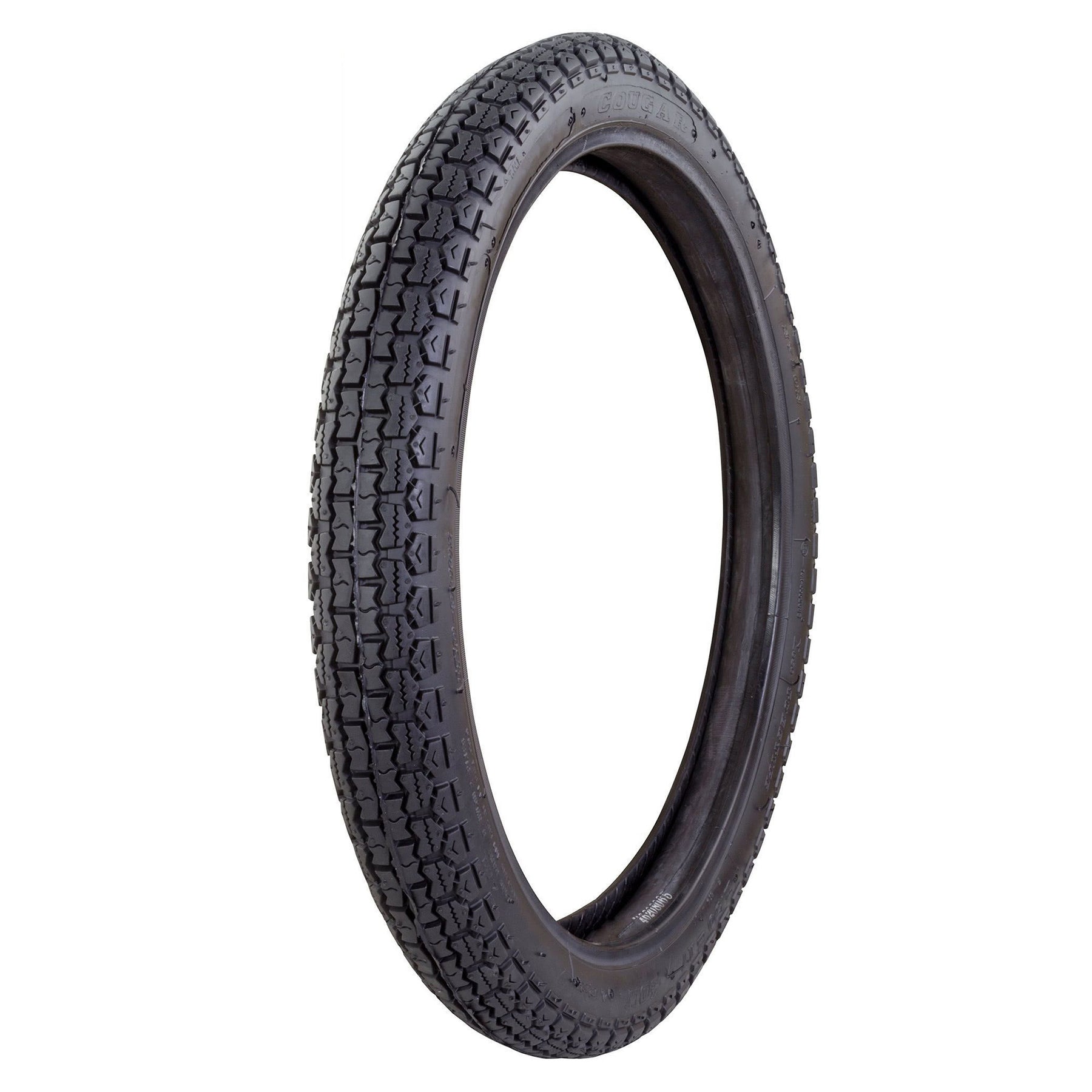 Cougar 250-17 Tubed Tyre - 874 Tread Pattern - Beedspeed