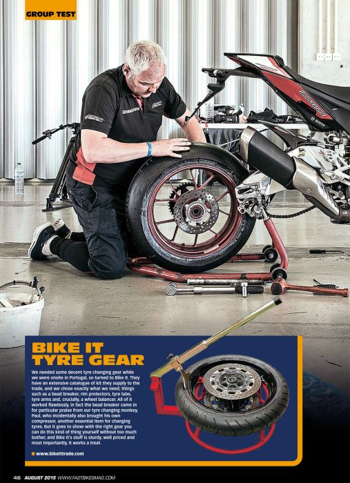 BikeTek Portable Motorcycle Tyre Changer And Bead Breaker