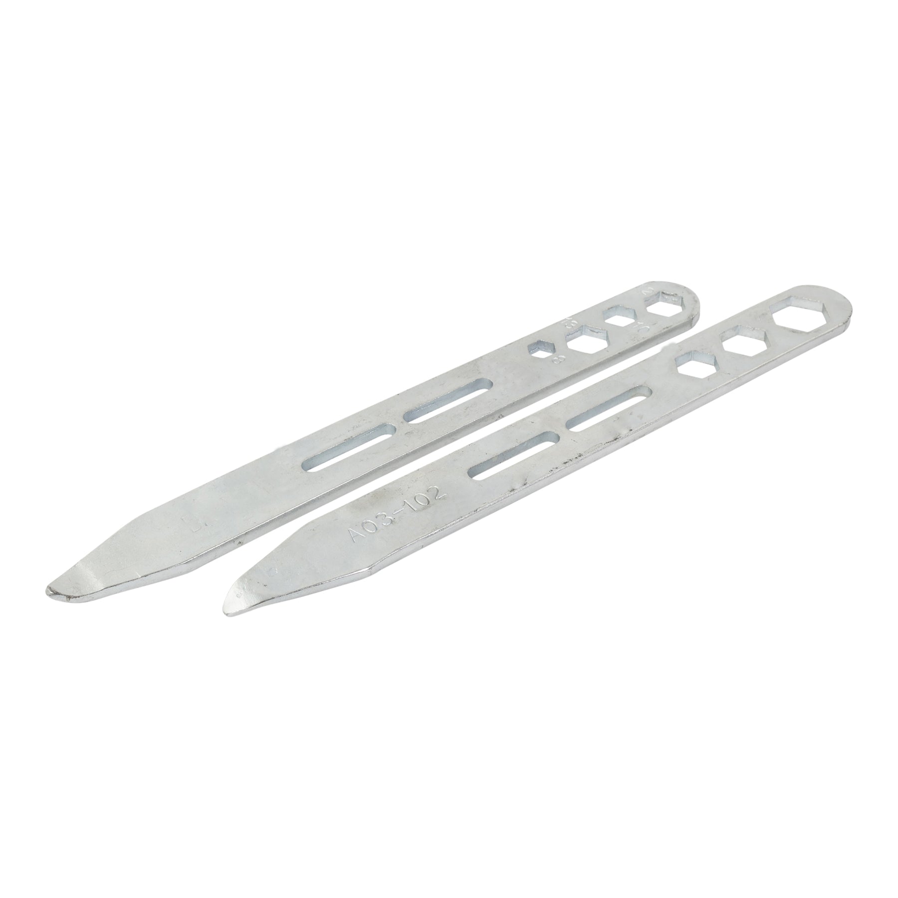 Bike It Pro Tyre Levers 9in With Spanners Pair Motorcycle MX