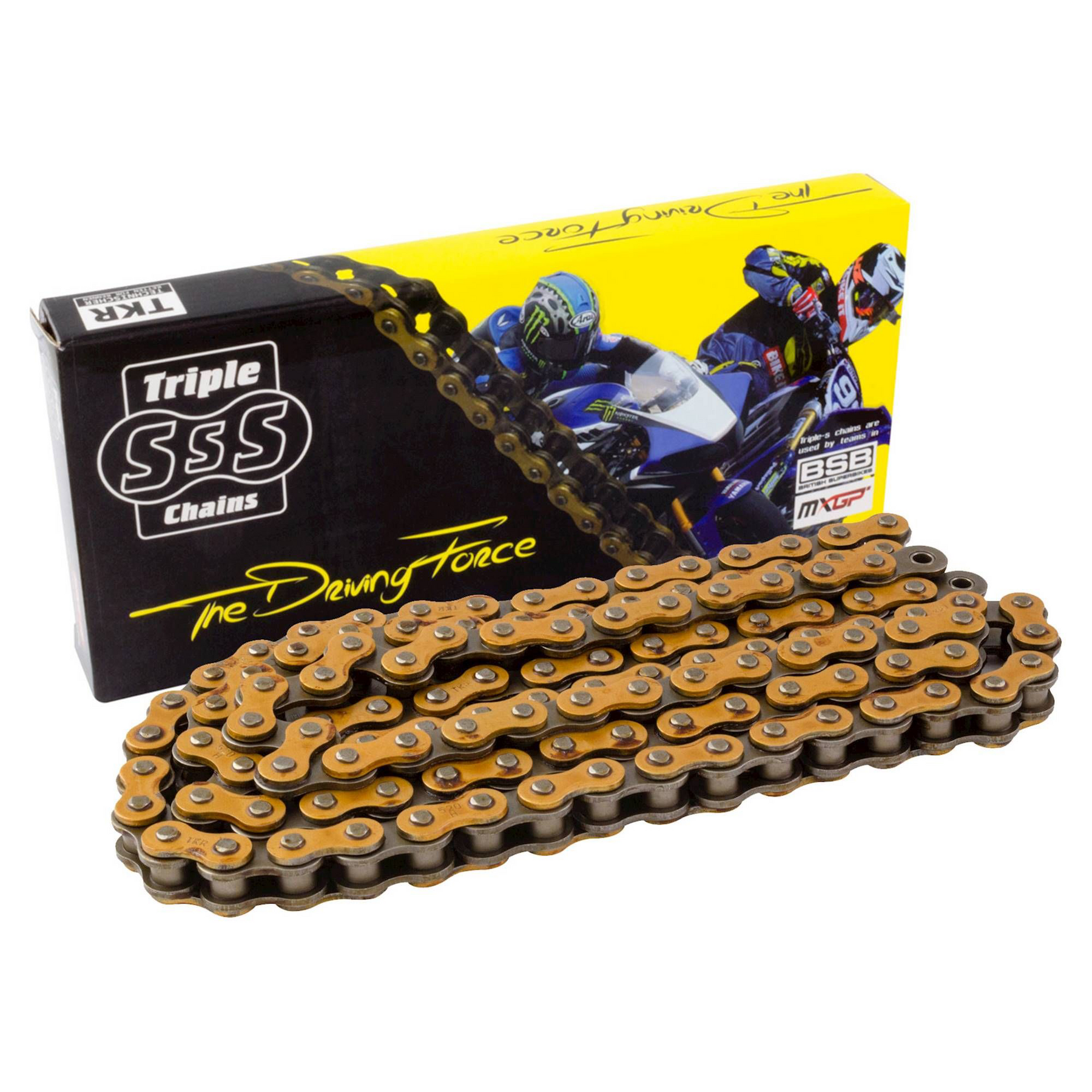Triple-S Standard Chain 420-134 Link Gold