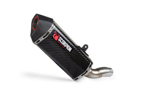 Triumph Tiger Sport 800 (2025-2026) SCORPION Exhaust Serket Parallel Slip-on – Carbon Fibre