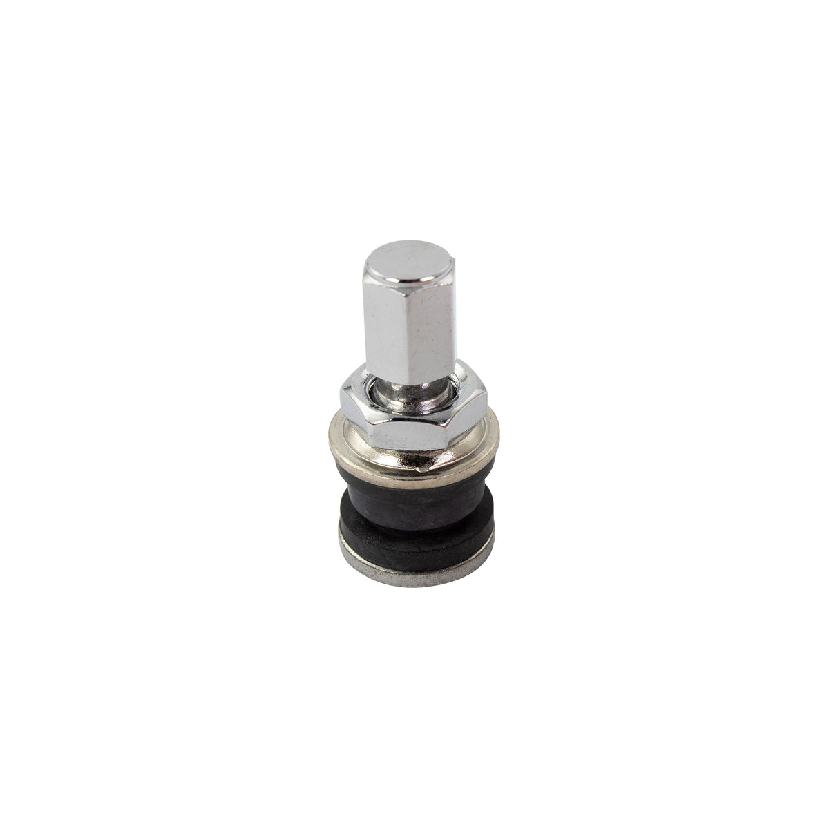 Bike It Tubeless Metal Tyre Valve 10mm Chrome Plated Motorcycle