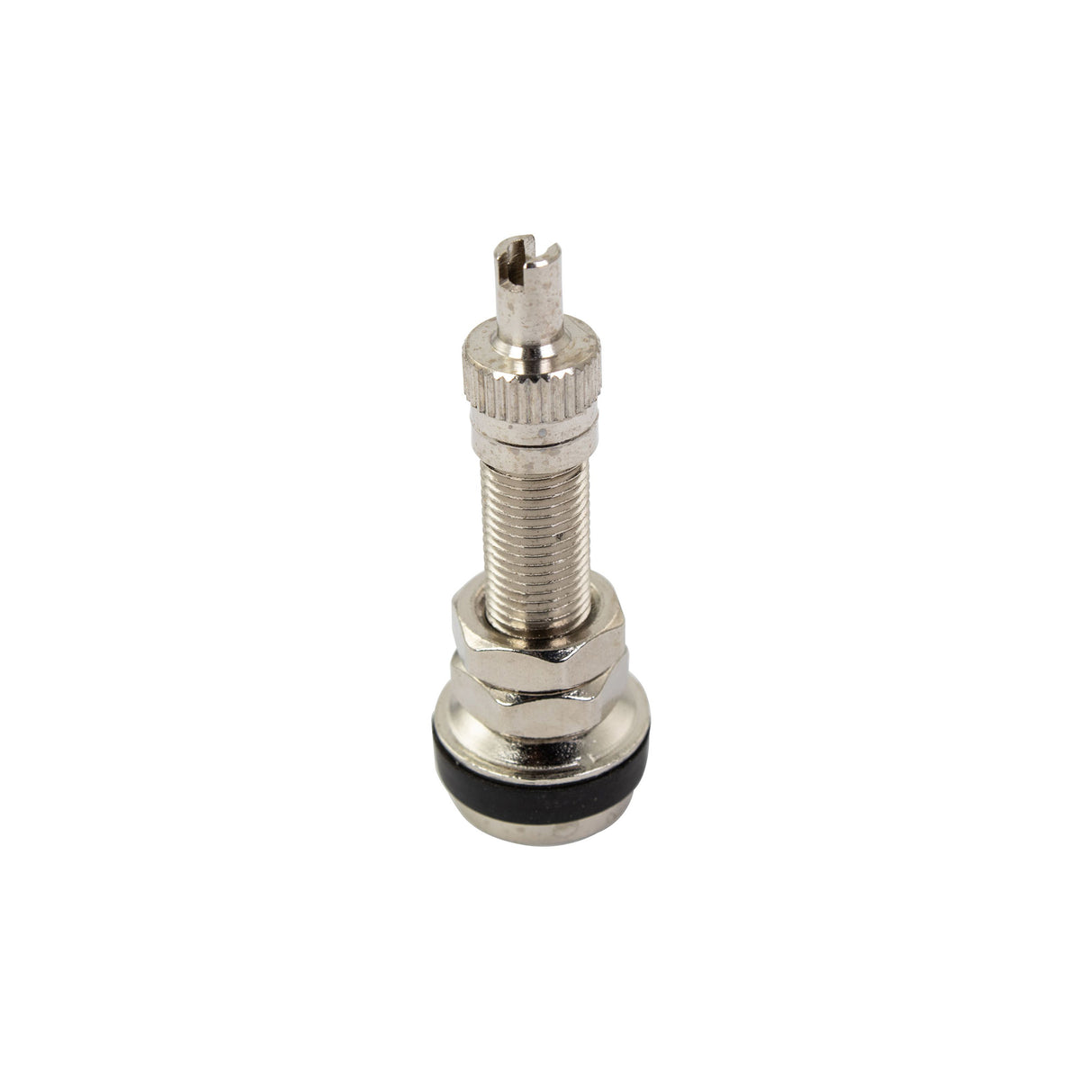 Bike It Tubeless Metal Tyre Valve 8mm Chrome Plated Motorcycle
