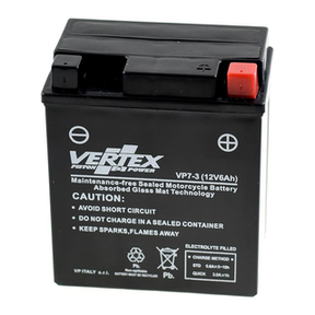 Vertex VP7-3 Heavy Duty Gel 12V 6Ah Battery replaces YTZ7S - Beedspeed
