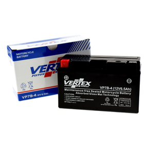 Vertex VP7B-4 Heavy Duty Gel 12V 6.5Ah Battery replaces YT7-B4 YT7B-BS - Beedspeed