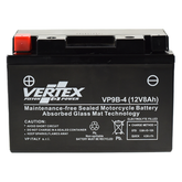 Vertex VP9B-4 Heavy Duty Gel 12V 8Ah Battery replaces YT9B-4 CT9B-4 CT9B-BS LT9B-4 YT9B-BS - Beedspeed