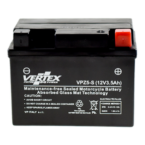 Vertex VPZ5-S Heavy Duty Gel 12V 3.5Ah Battery replaces YTZ5-S - Beedspeed