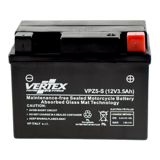Vertex VPZ5-S Heavy Duty Gel 12V 3.5Ah Battery replaces YTZ5-S - Beedspeed