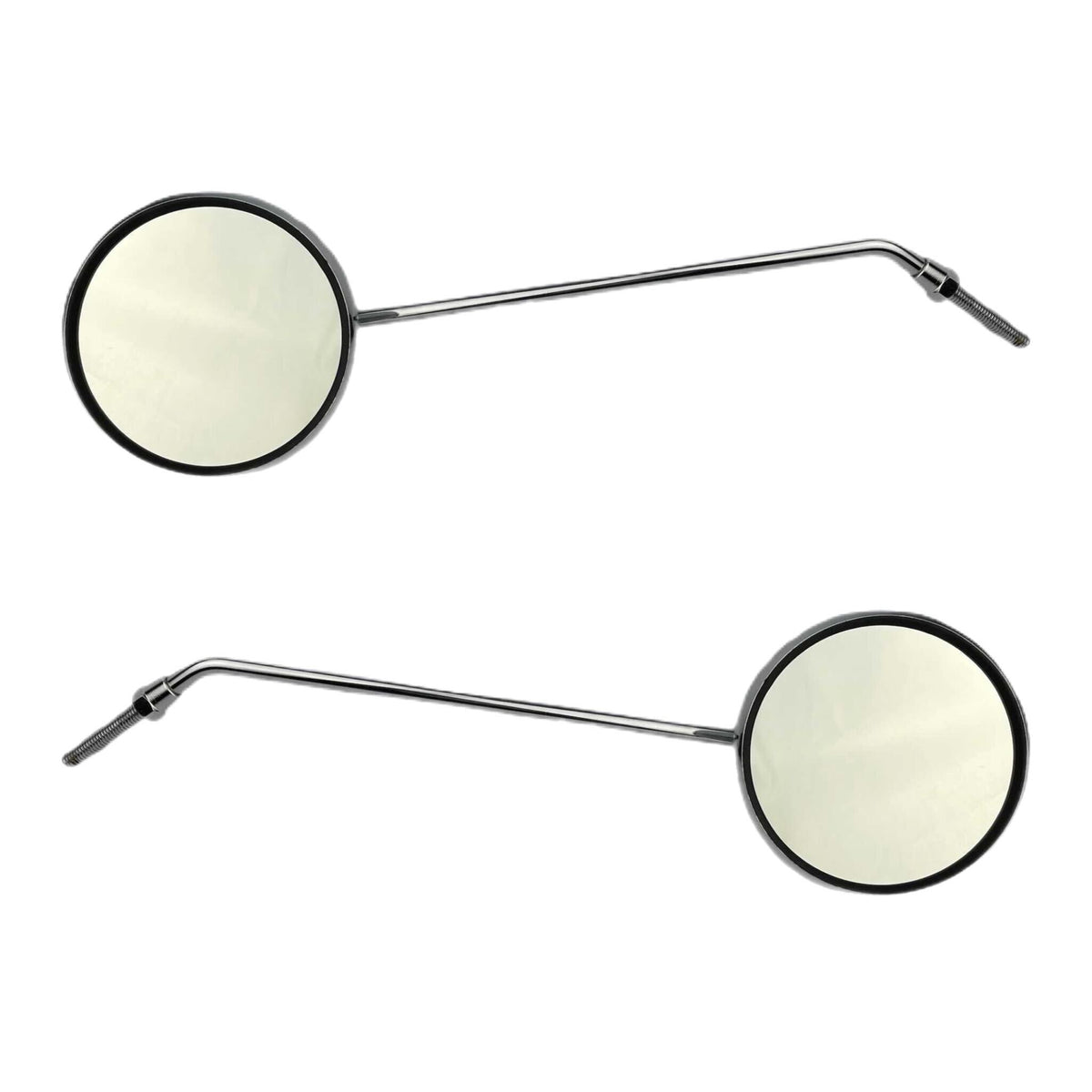 Vespa Adjustable Round Chrome Left or Right Hand Mirrors - Pair - Cuppini