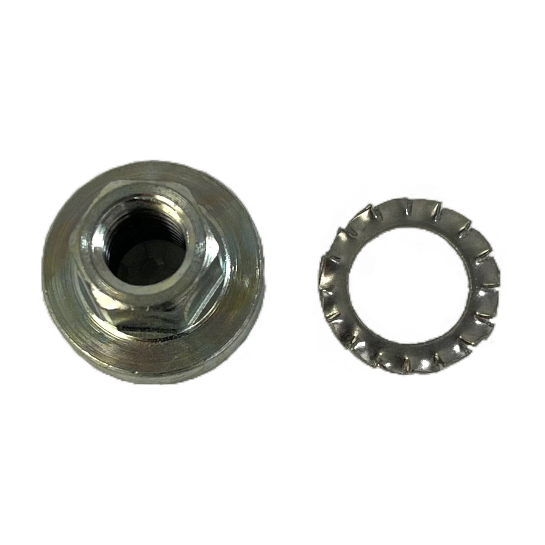 Vespa Flywheel Nut & Washer V50, V90, V100, Primavera