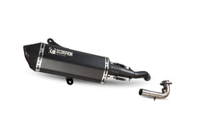 Vespa GTS 125 (2009-2017) SCORPION Exhaust Serket Full System – Black Ceramic
