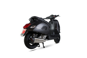 Vespa GTS 125 (2009-2017) SCORPION Exhaust Serket Full System –Brushed Stainless