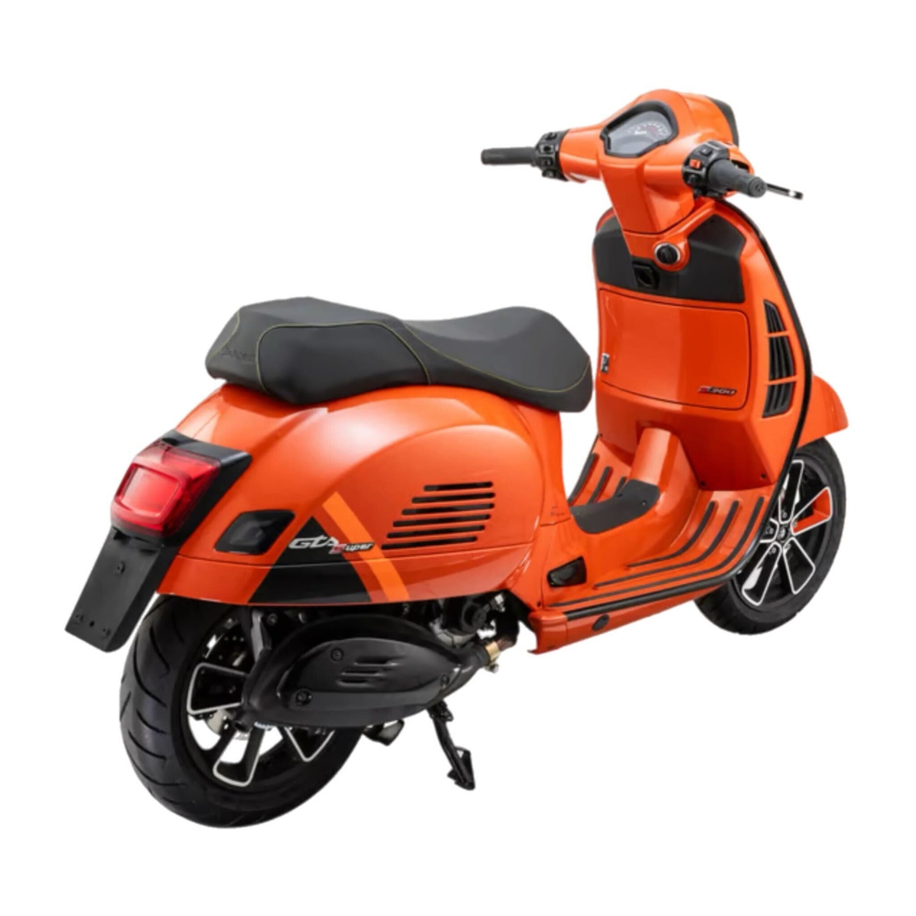 Vespa GTS GTV GT60 GT/L 125-300cc Dual Sport Seat - NISA - Black / Yellow