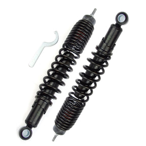 Vespa GTS GTV 125 250 300 Adjustable Rear Shock Absorber Shock Black - FORSA - Pair