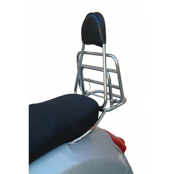 Vespa GTS Super GT GTV Chrome Backrest Cuppini