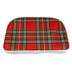Vespa Lambretta Replacement Backrest Pad For 4 in 1 Stainless Carriers - Red Tartan