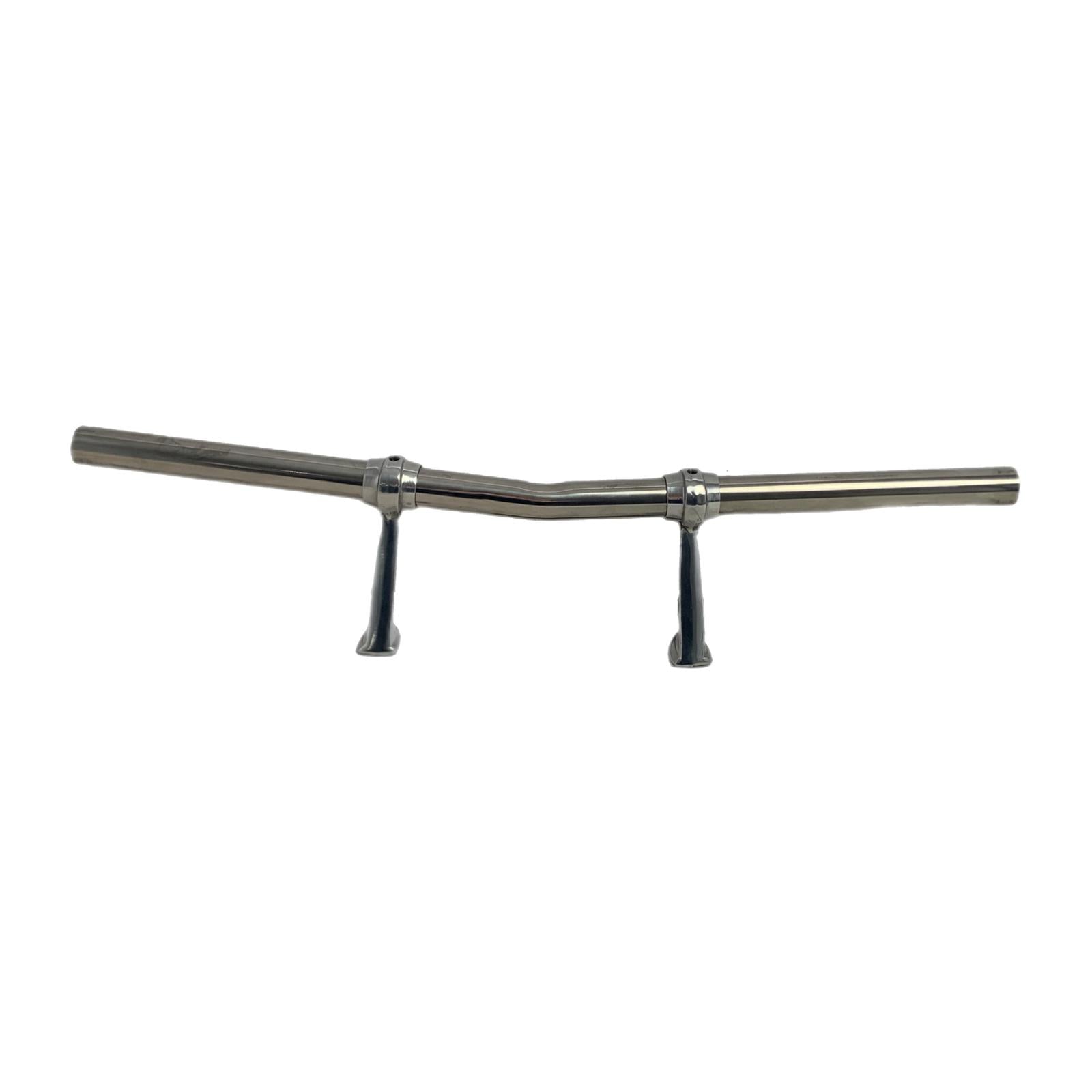 Vespa Lambretta Scooter Scomadi Royal Alloy Badge Bar & Fixing Brackets - Polished Stainless Steel