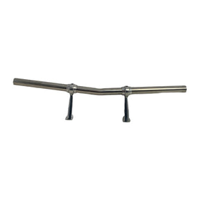 Vespa Lambretta Scooter Scomadi Royal Alloy Badge Bar & Fixing Brackets - Polished Stainless Steel