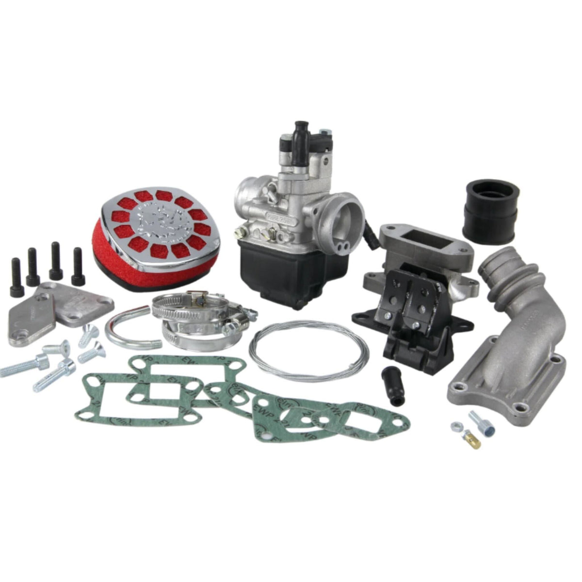 Vespa Malossi Carburettor & Reed Valve Kit For 135cc MK1 Kit