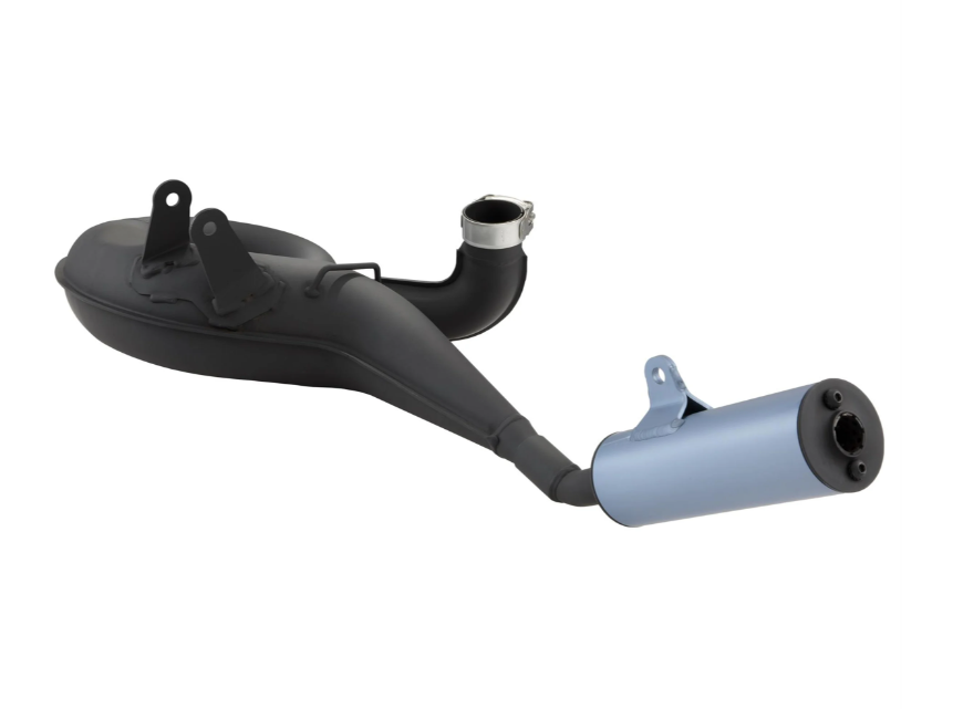 Vespa P200E PX200 Rally 200 MALOSSI Power Racing Exhaust Black Sound