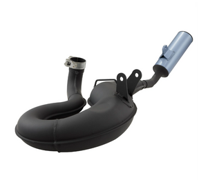 Vespa P200E PX200 Rally 200 MALOSSI Power Racing Exhaust Black Sound