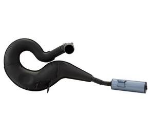 Vespa P200E PX200 Rally 200 MALOSSI Power Racing Exhaust Black Sound