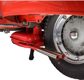 Vespa PX200 P200E Rally 200 Cosa200 SIP Road 3.0 Sport Style Twin Exhaust - Red
