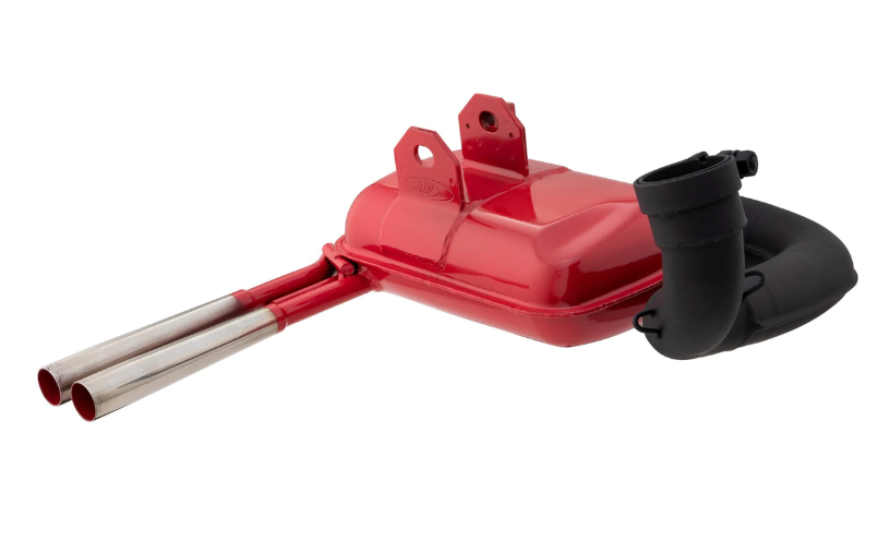 Vespa PX200 P200E Rally 200 Cosa200 SIP Road 3.0 Sport Style Twin Exhaust - Red